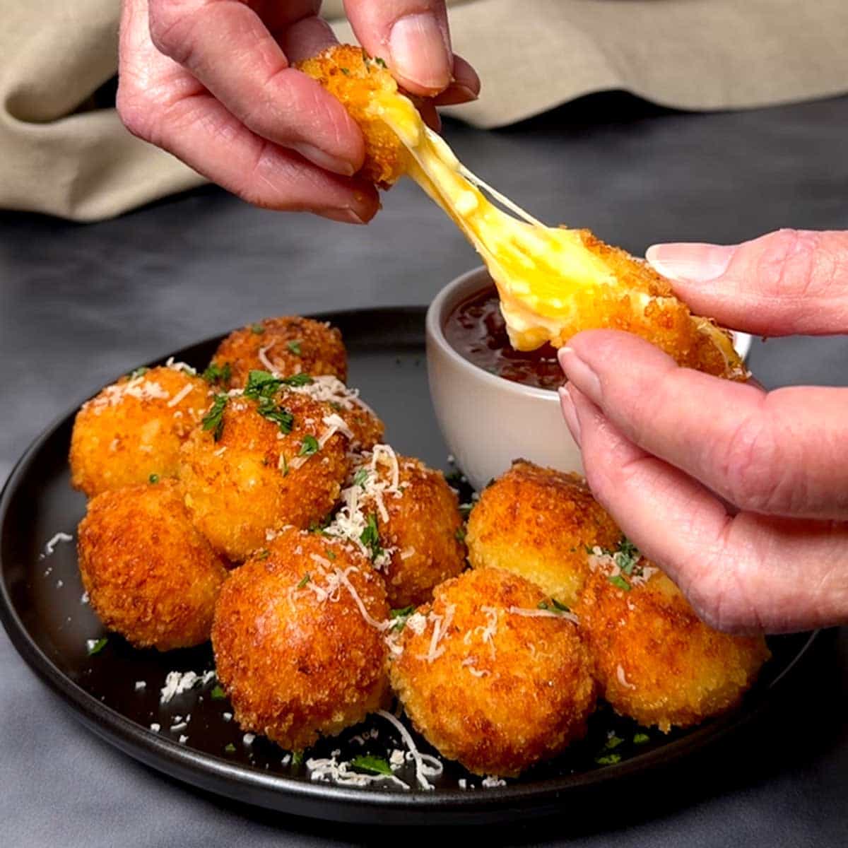 How to Make Crispy, Melty Fried Cheese Balls (Make-Ahead Friendly!)